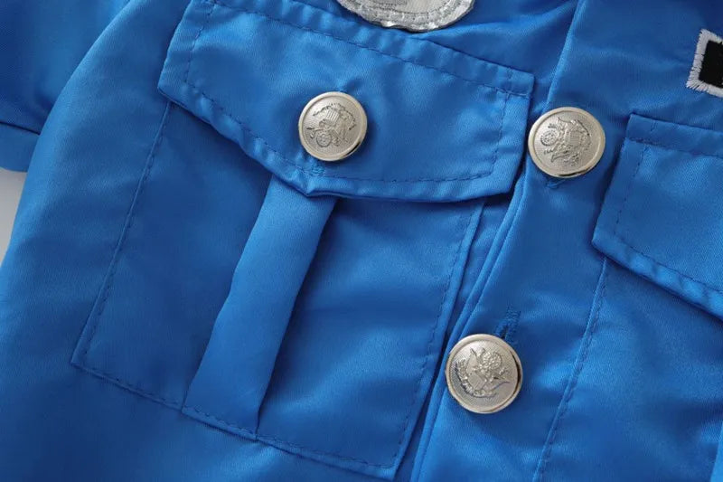 Kids Police Officer Costume – Role Play Uniform Outfit