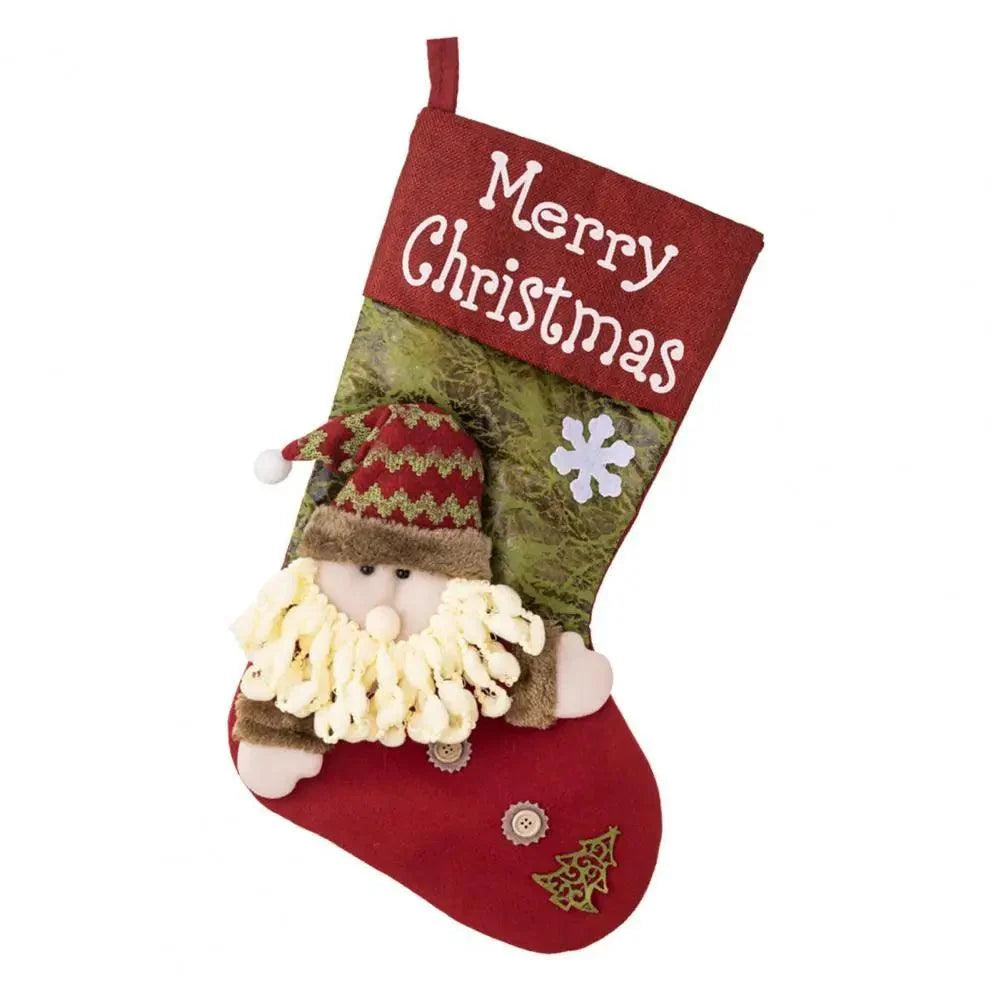 Santa, Snowman & Reindeer Christmas Stockings