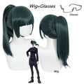 Maki Zenin Cosplay Costume – Anime Uniform Full Set with Wig & Glasses
