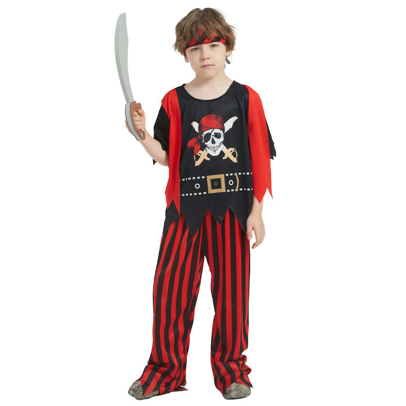 Kids Pirate Captain Costume Set – Adventure Dress Up Outfit