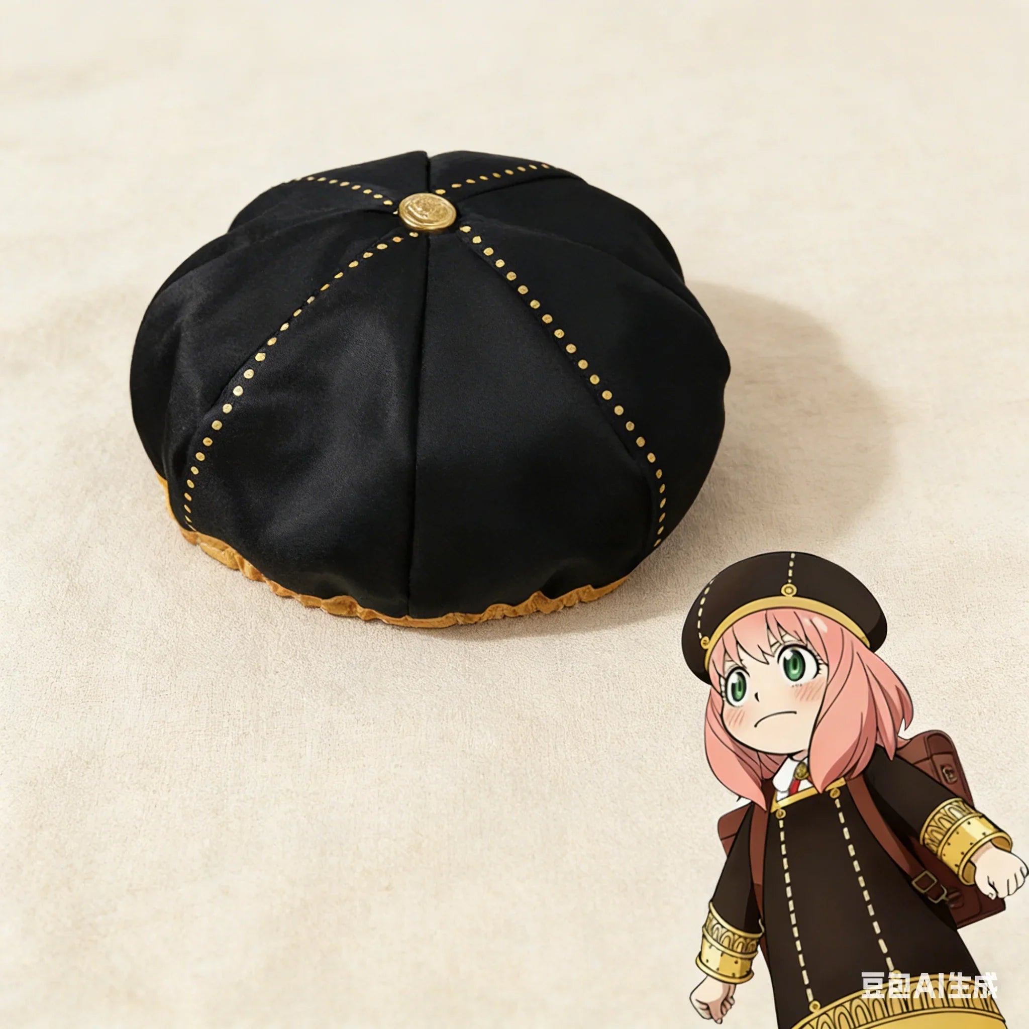Anya Forger Anime Cosplay Beret Cap for Fans and Costumes