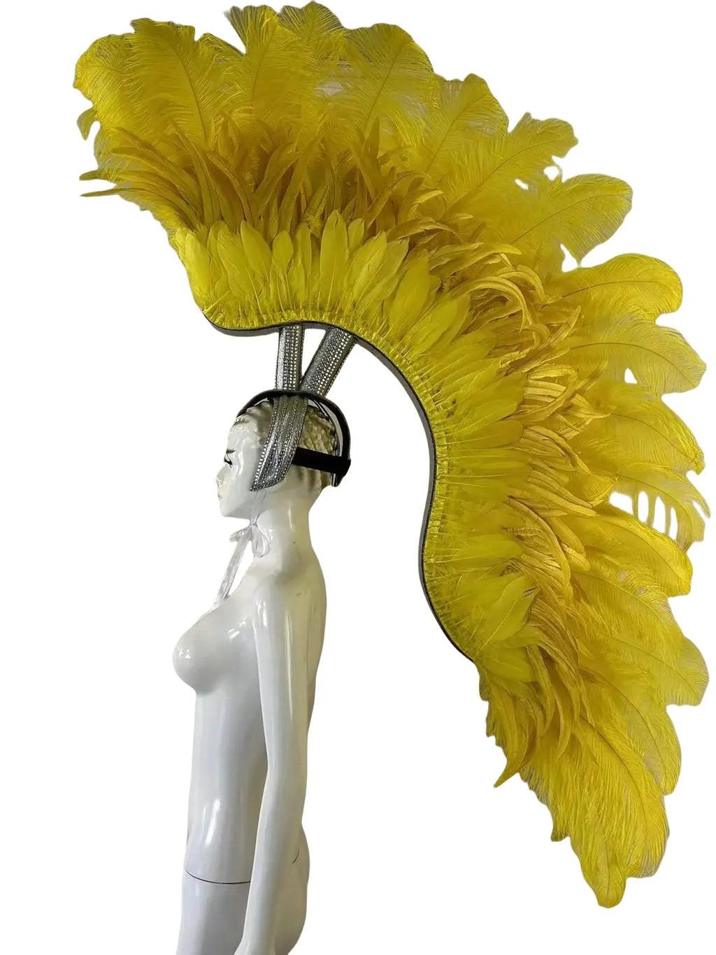 The Stardust Luminary – Premium Feathered Carnival & Samba Halo Headdress