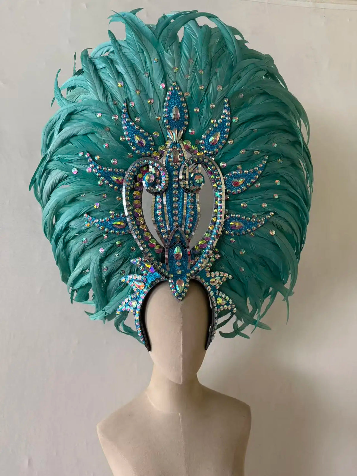 The Stardust Copacabana Feather Crown – Samba Parade Headdress