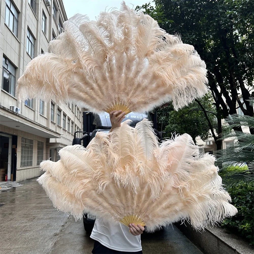 130CM Ostrich Feather Fans
