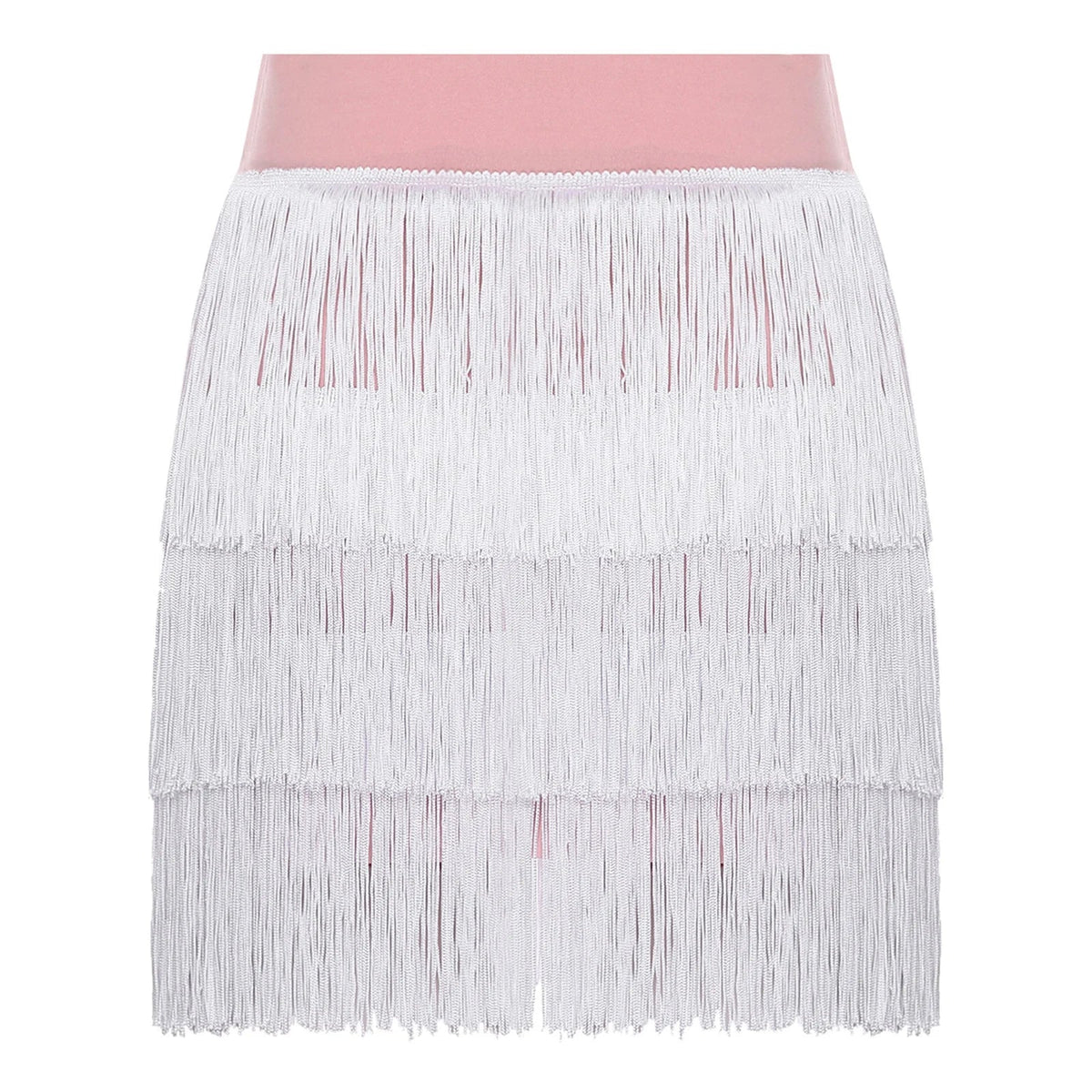 The Stardust Havana Fringe Skirt – High-Waist Tiered Tassel Performance Skirt