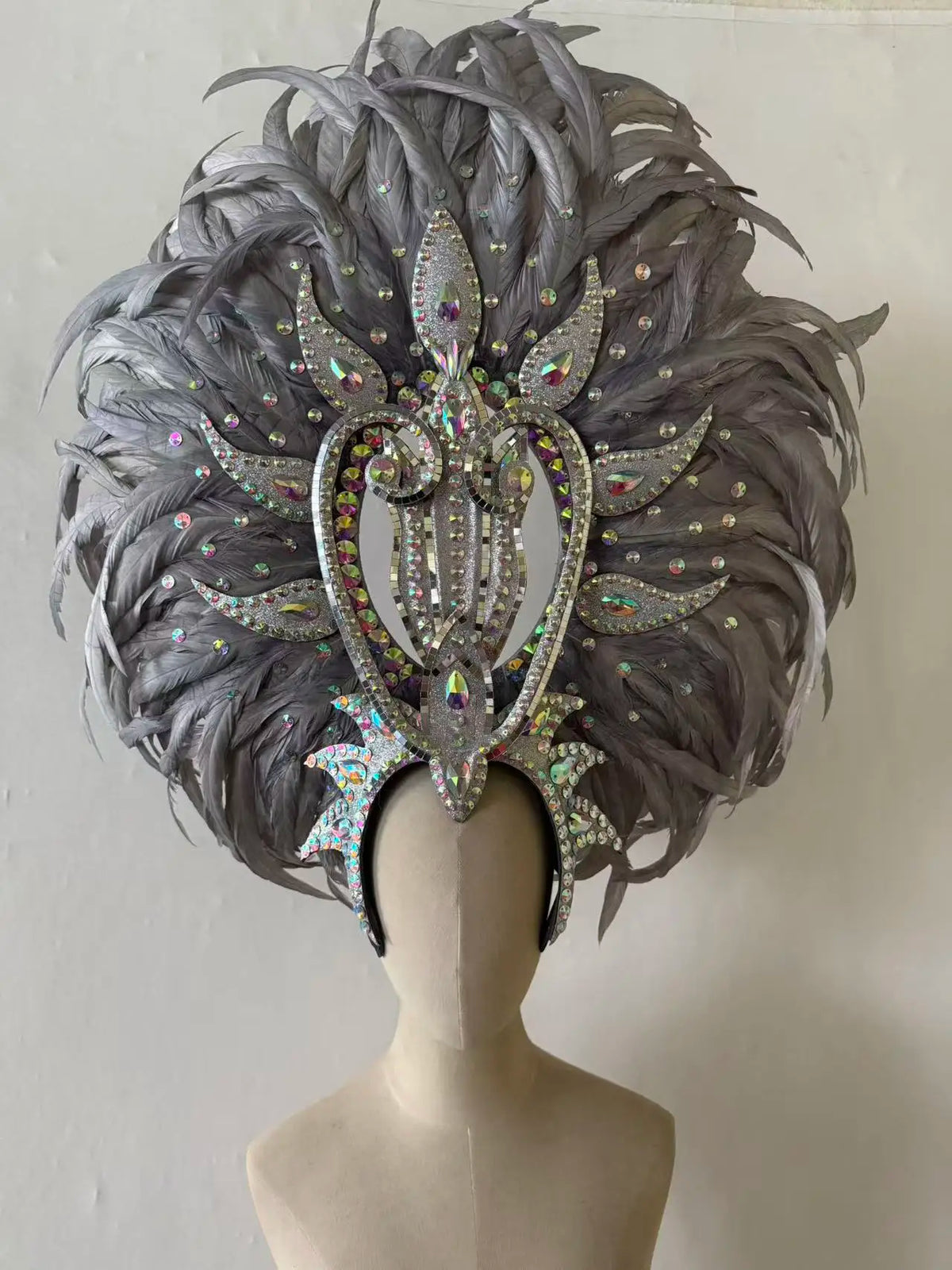 The Stardust Copacabana Feather Crown – Samba Parade Headdress