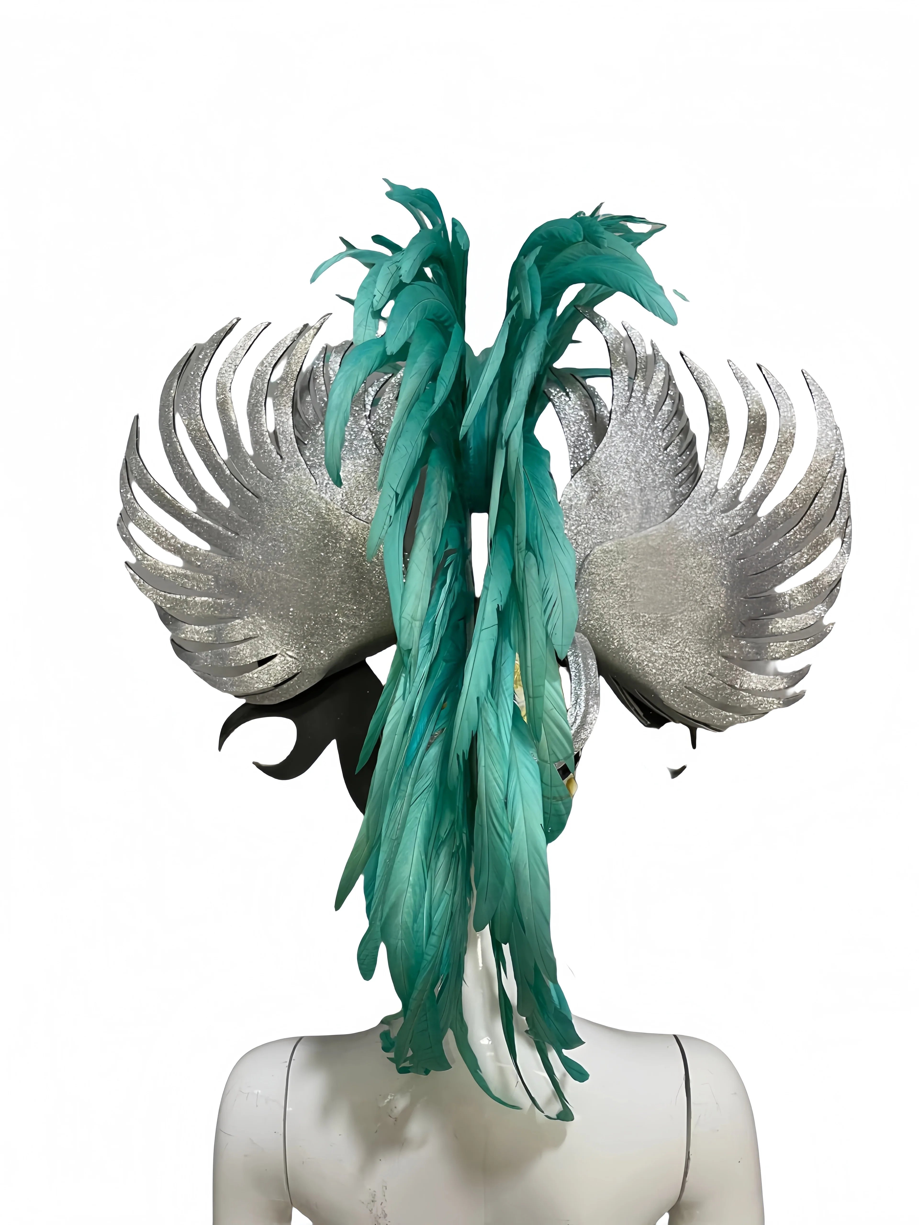 The Stardust Luminary – Premium Feathered Carnival & Samba Halo Headdress