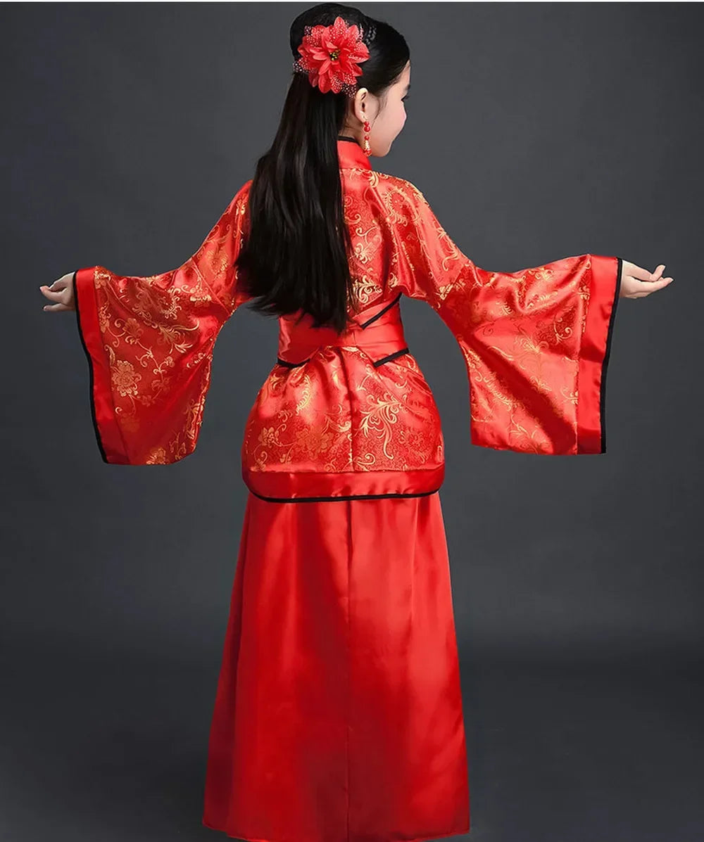 Girls Ancient Chinese Dress Kimono Yukata Costume for Girls