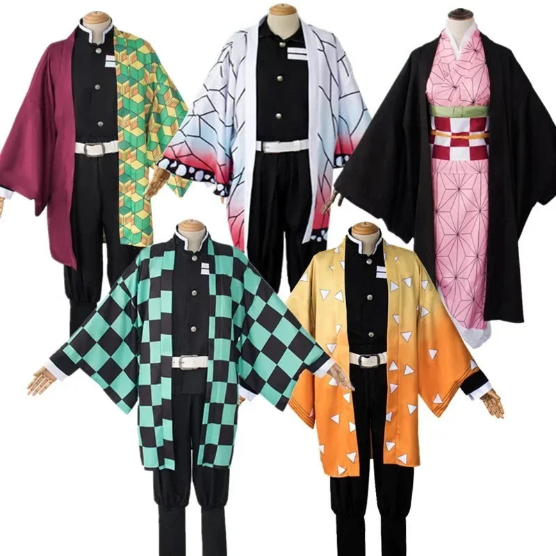 Demon Slayer Kids Cosplay Costume – Tanjiro, Nezuko & Shinobu Outfit