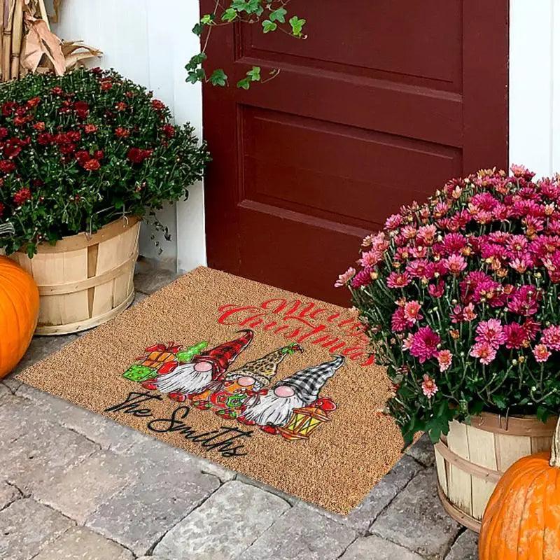 Christmas Gnome Non-Slip Doormat, 16 × 24 in