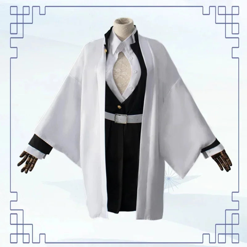 Kanroji Mitsuri Cosplay Costume with Wig & Haori