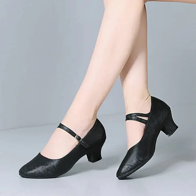 The Stardust Blossom Chinoiserie Dance Pump – Vintage Latin & Cabaret Heel
