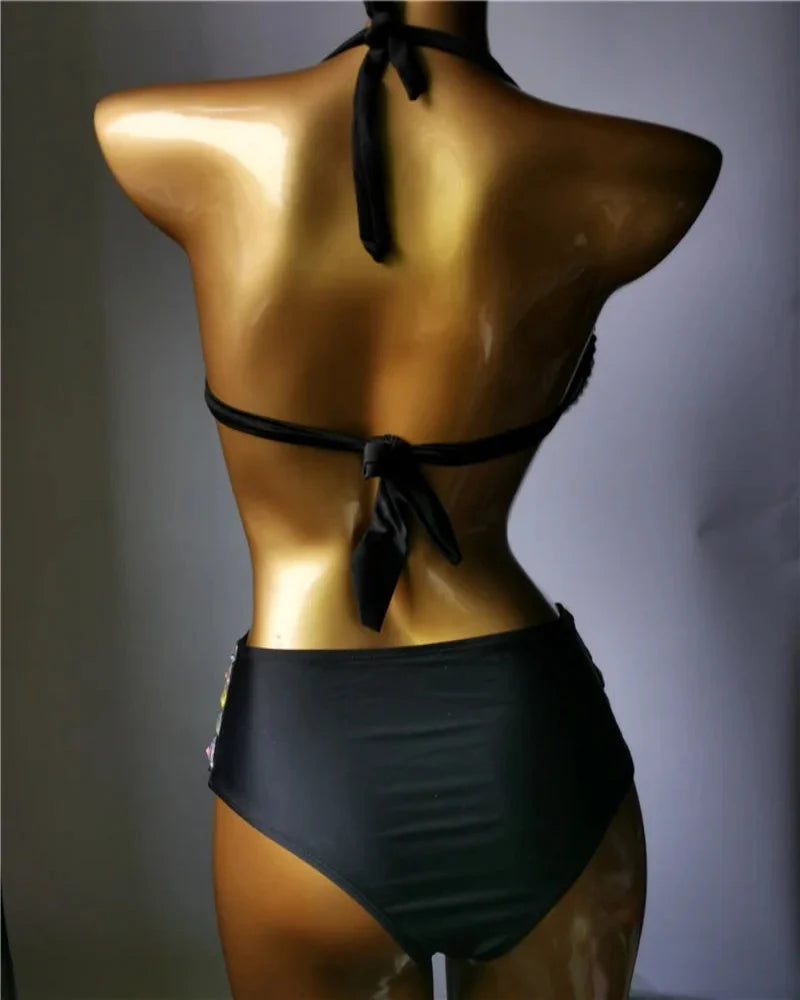 The Venus Horizon Rhinestone Bikini – Premium Crystal Triangle Showgirl Set