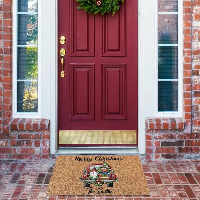 Christmas Gnome Non-Slip Doormat, 16 × 24 in