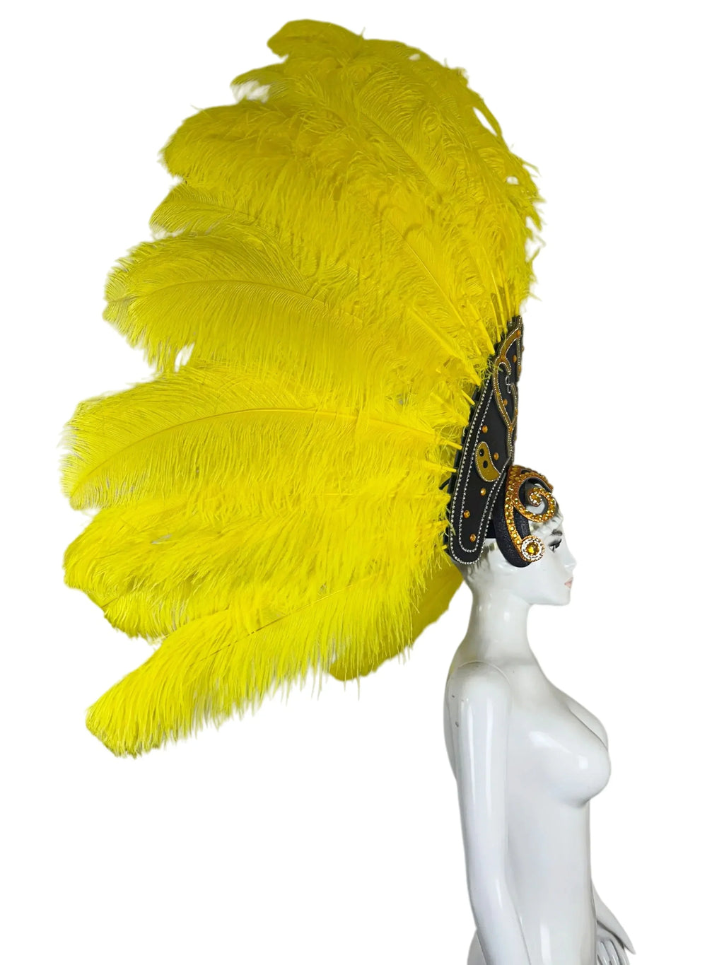 The Stardust Zenith – Premium Feathered Carnival & Samba Crown Headdress