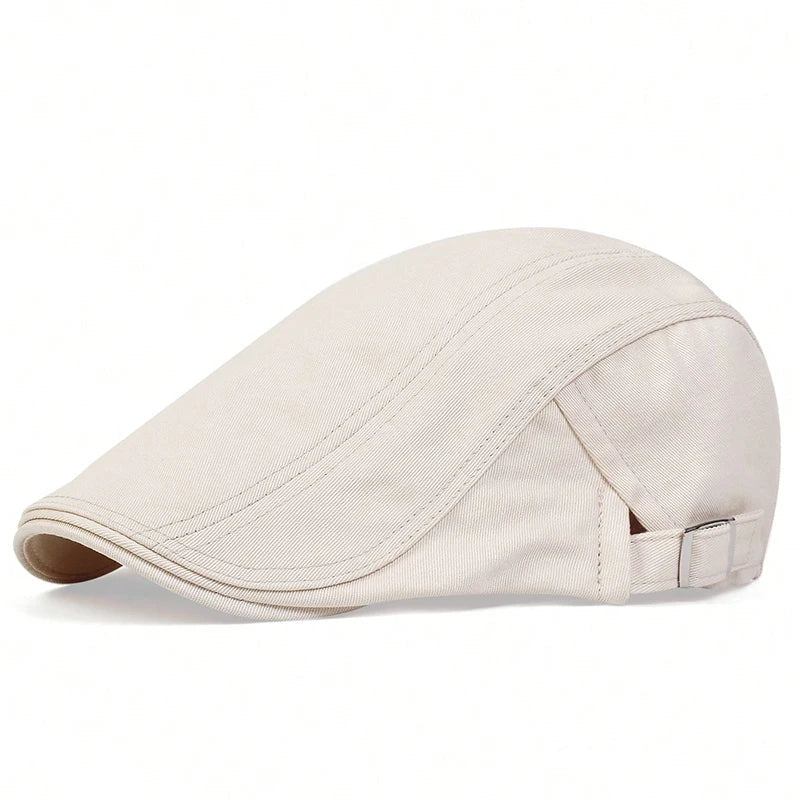 British Newsboy Flat Cap for Casual Vintage Outdoor Style
