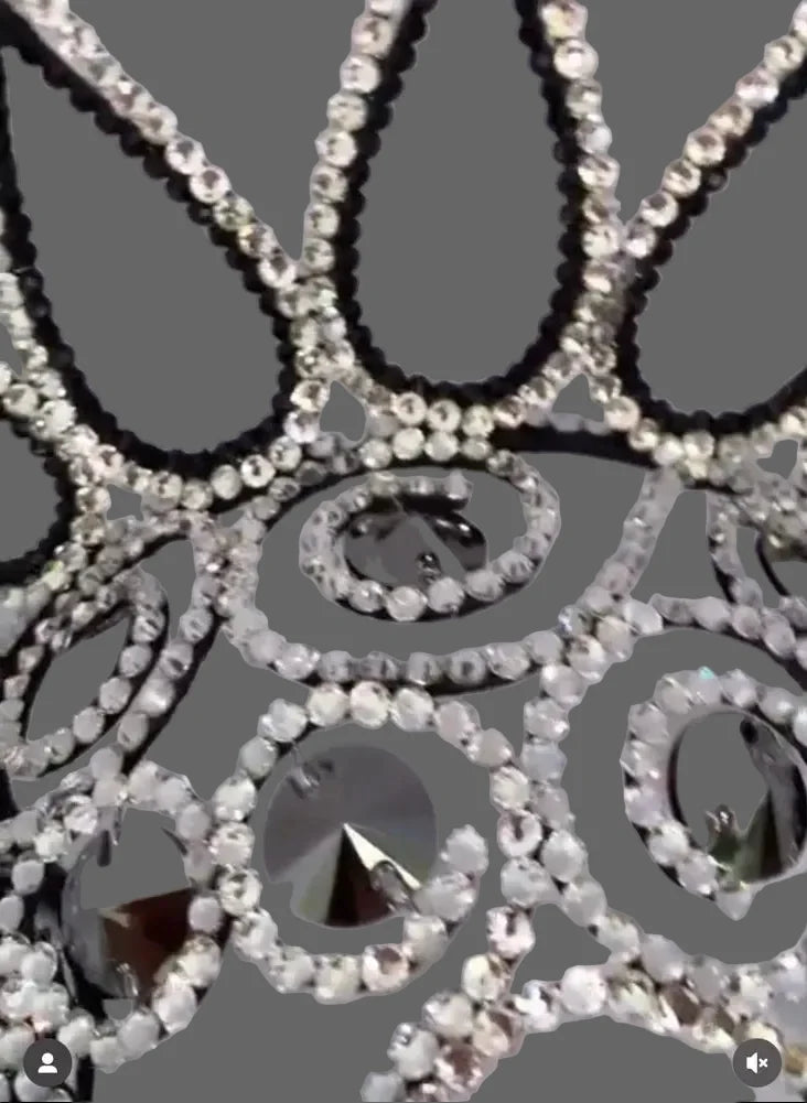 Multicolored Rhinestone Headpiece Base