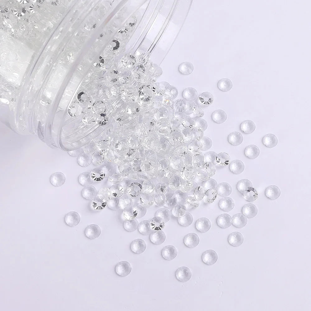 SS3-SS60 Transparent Glass Non-hotfix Rhinestones