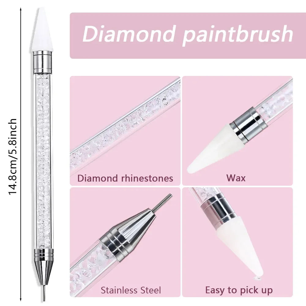 Wax Rhinestone Pen Dual-Tip
