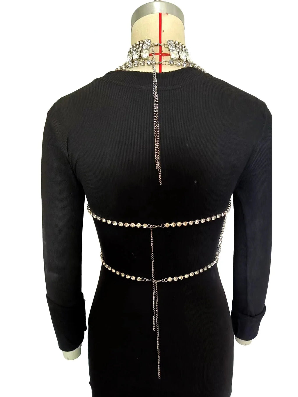 Rhinestone Crystal Full Body Chain