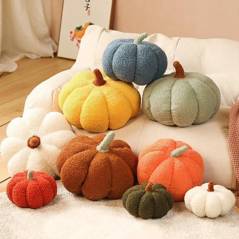 Plush Pumpkin Decorative Cushions