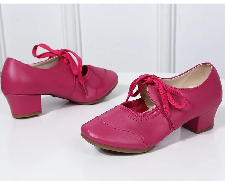 The Stardust Encore Practice Oxford – Leather Latin & Jazz Dance Shoe