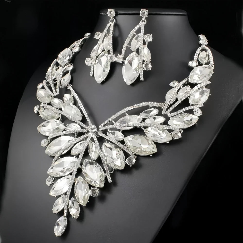 Crystal Statement Jewelry Set
