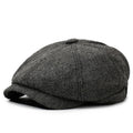 Unisex Newsboy Hat Retro Cotton Beret Flat Cap