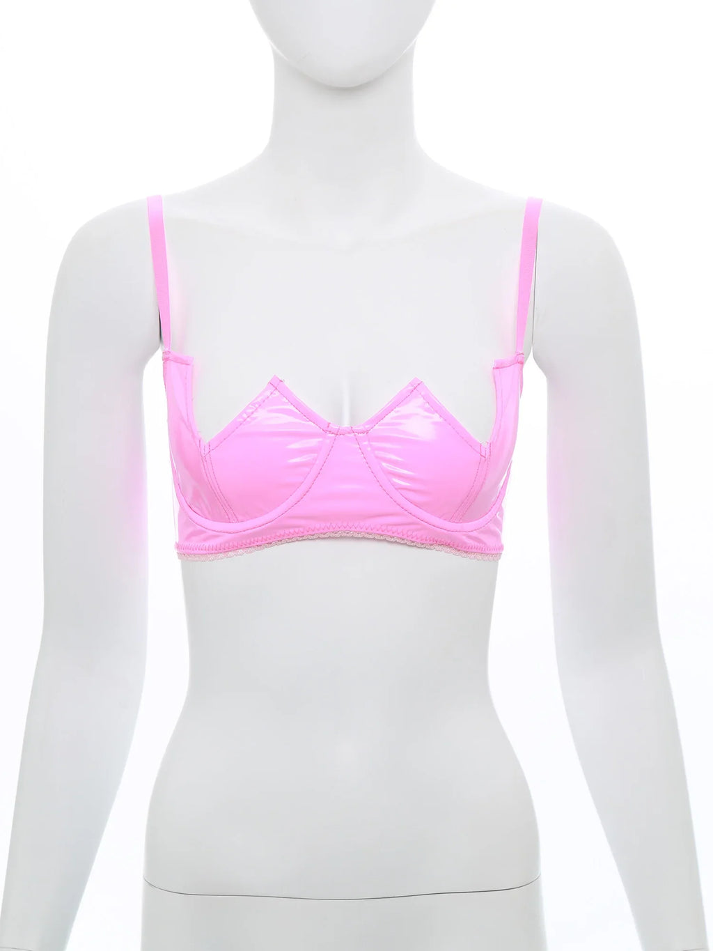V-Notch Underwired Open Chest Bra Top