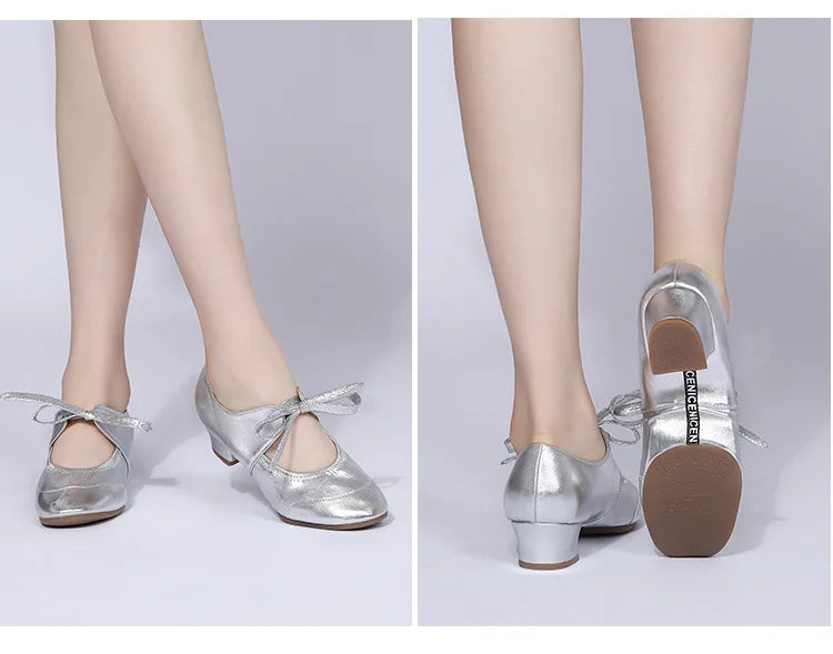The Stardust Encore Practice Oxford – Leather Latin & Jazz Dance Shoe