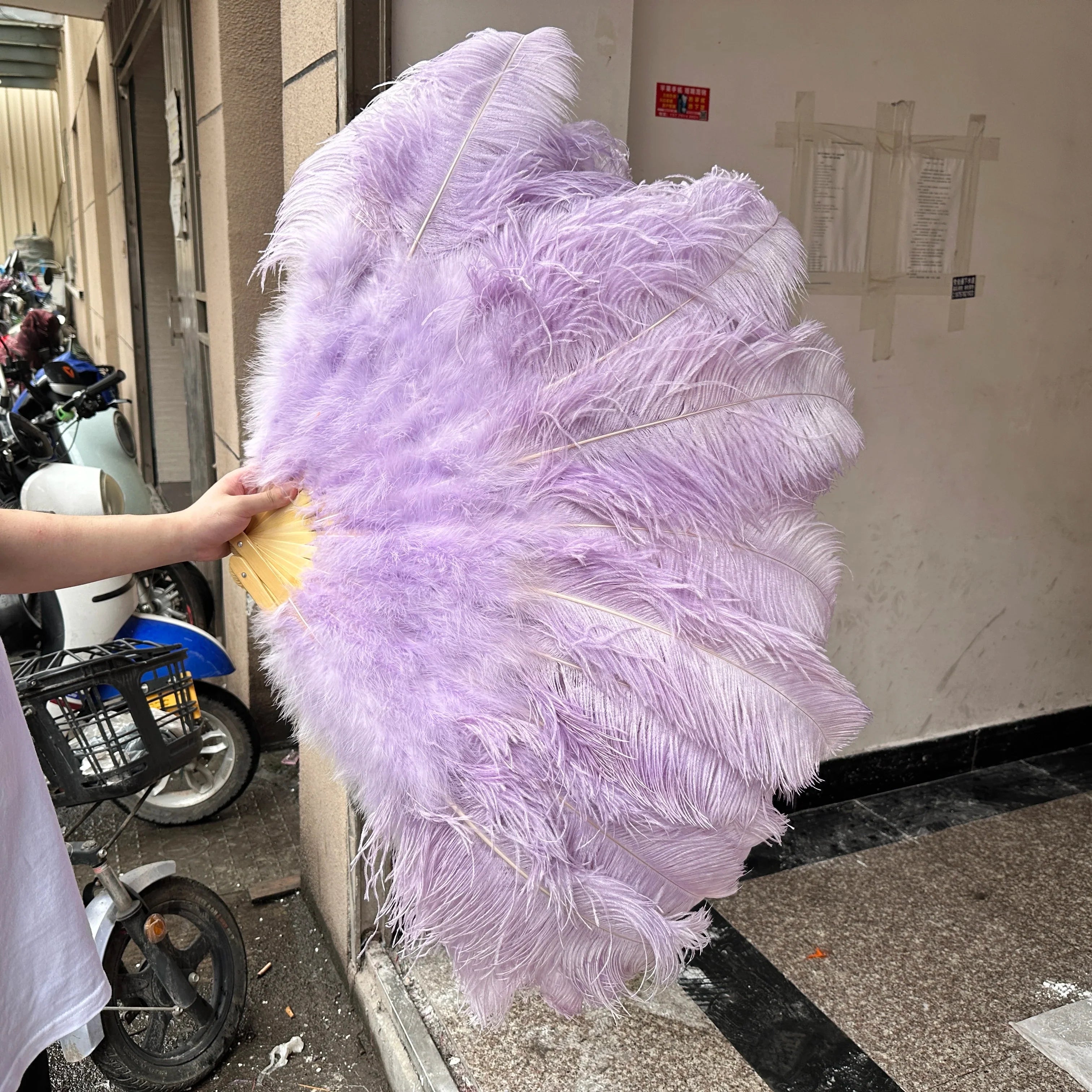 100CM Ostrich Feather Fans