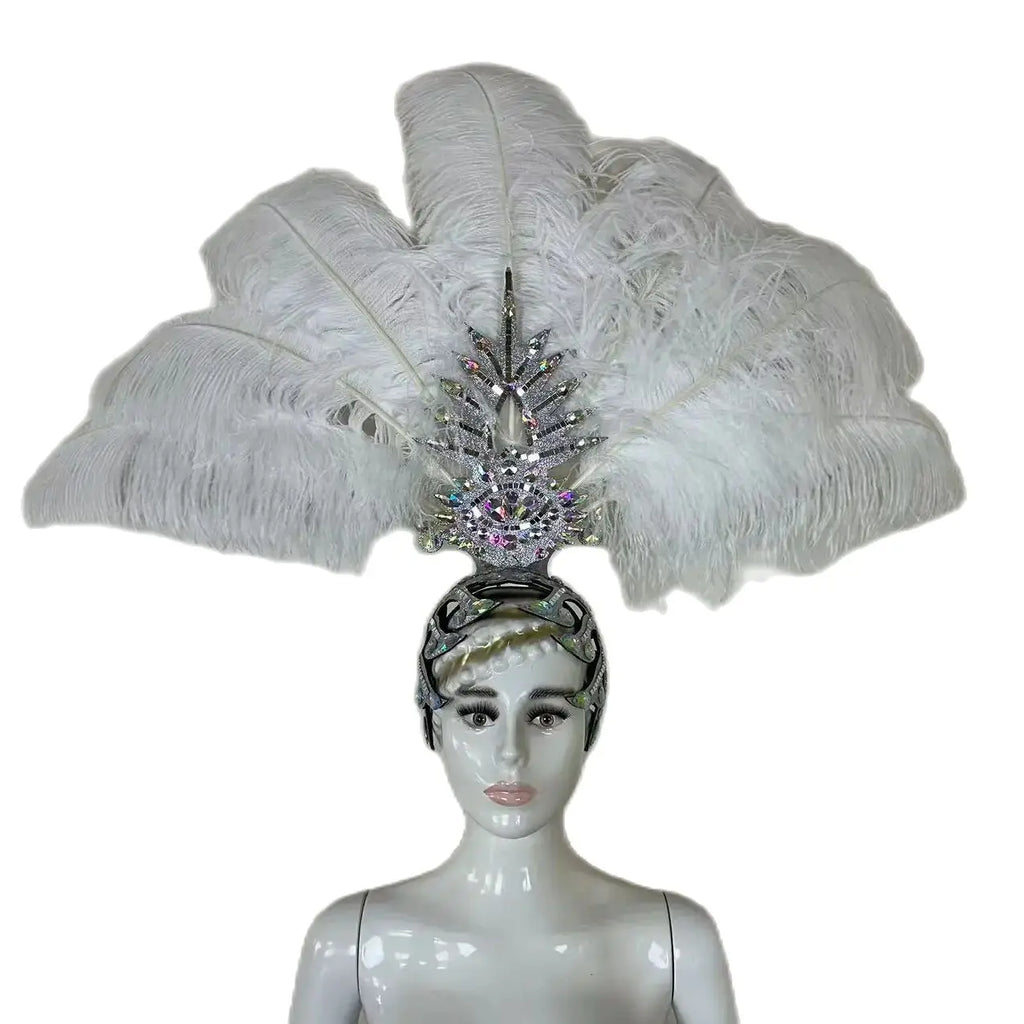 The Stardust Dionysia – Carnival & Samba Feathered Masque Ball Crown