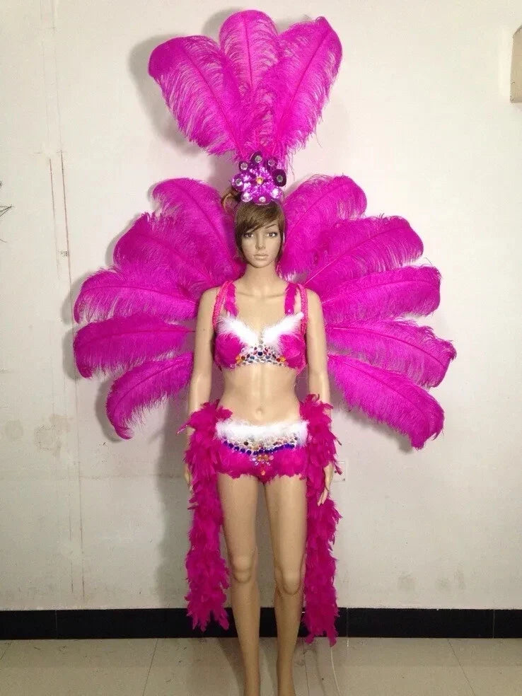 The Stardust Victoria Sovereign – Deluxe Angel Feather Wing & Headdress Stage Costume Set