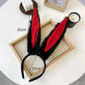 Plush Bunny Ears Cosplay Headband for Women & Girls