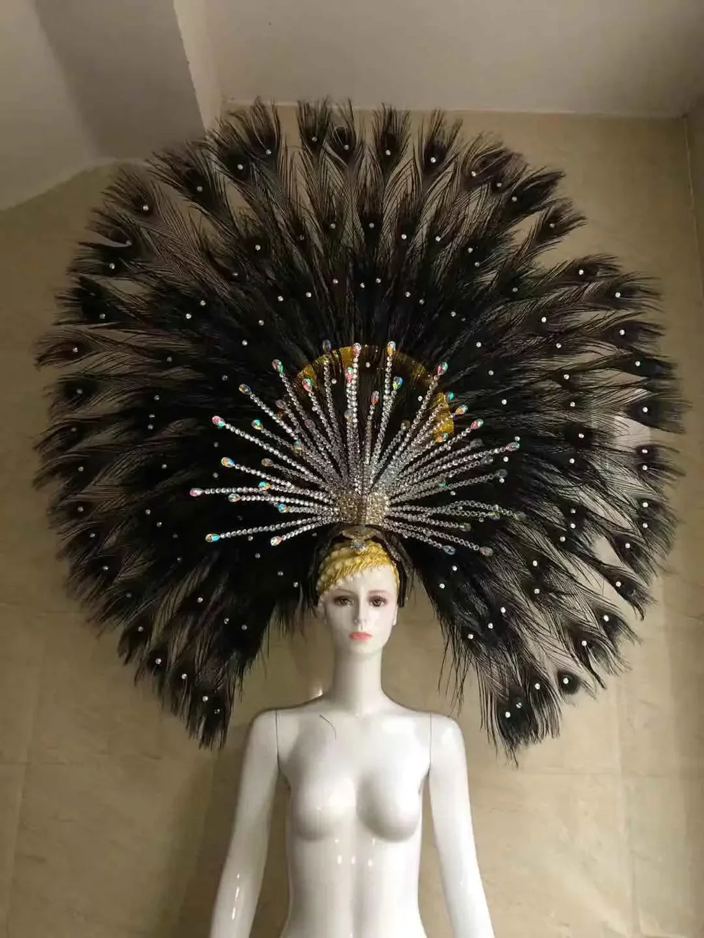 The Stardust Mirage – Premium Mohawk Feather Samba Carnival Headdress