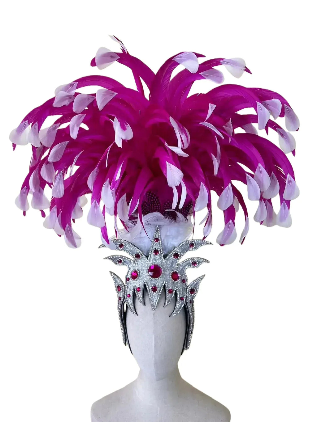 The Stardust Luminary Crown – Pink & Lavender Samba Carnival Headdress