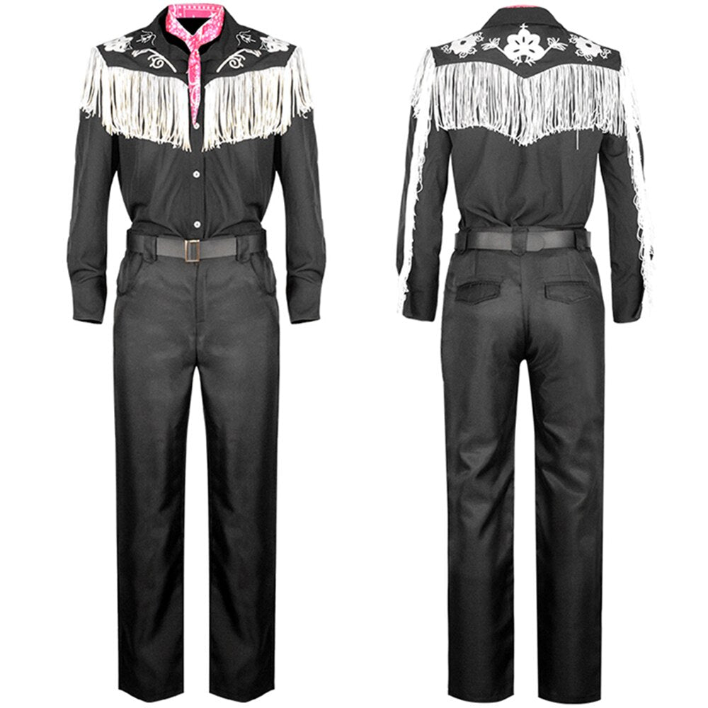 Movie Cowboy Costume with Halloween Uniform
