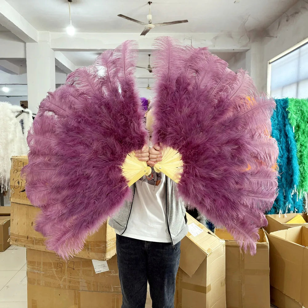 130CM Ostrich Feather Fans