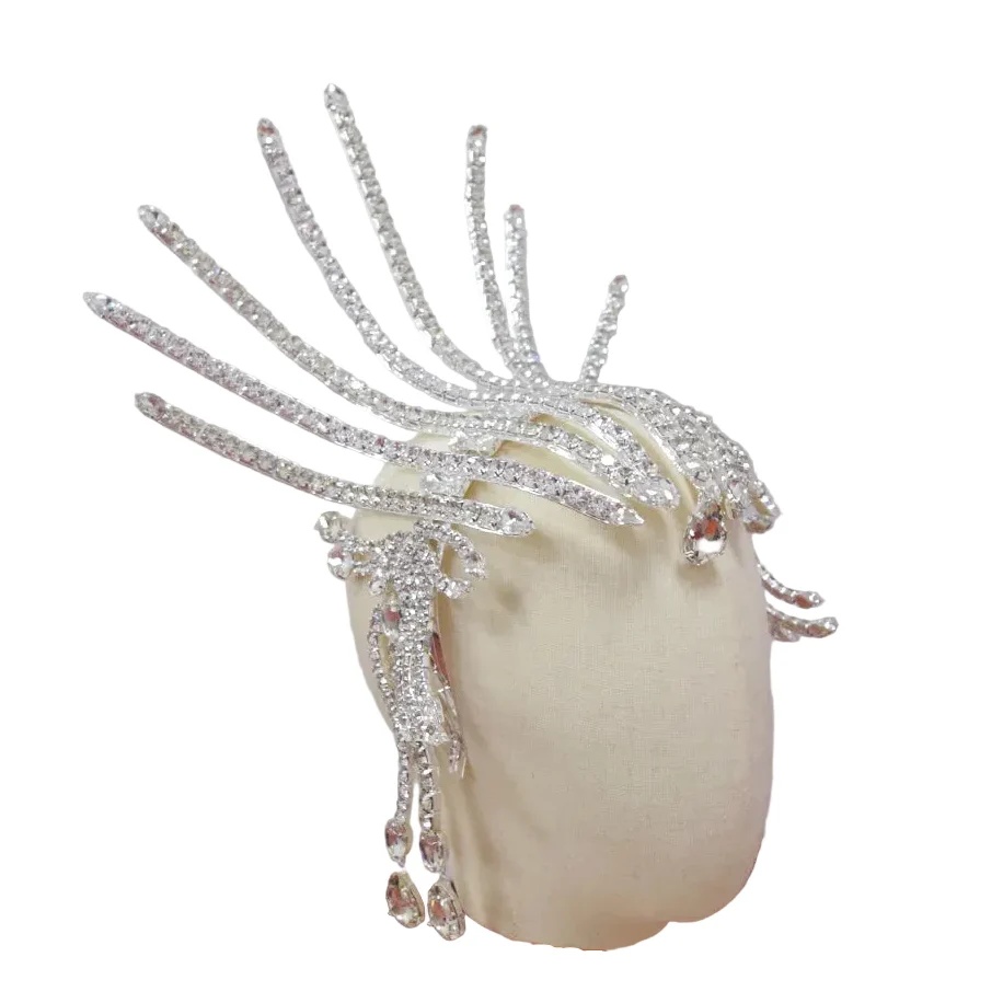 Rhinestone Showgirl Headpiece