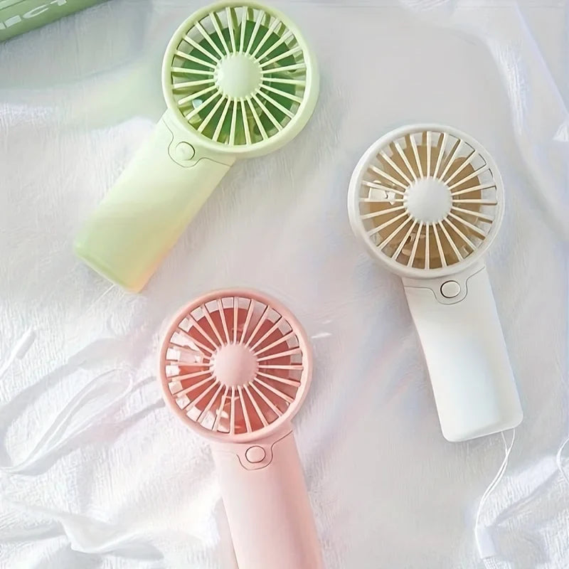 Ultra-Quiet Portable Handheld & Desktop Personal Fan