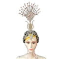 The Stardust Aurora – Premium Feathered Samba Carnival Headdress