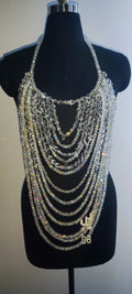 Handmade Multilayer Beaded Bra Chain & Statement Body Jewelry