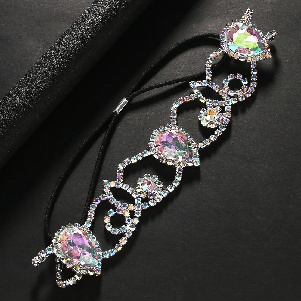 AB Rhinestone Leg/Thigh Chain Jewelry