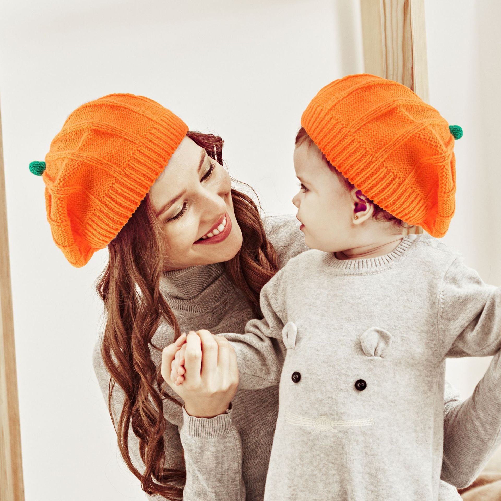Pumpkin Beret Hat