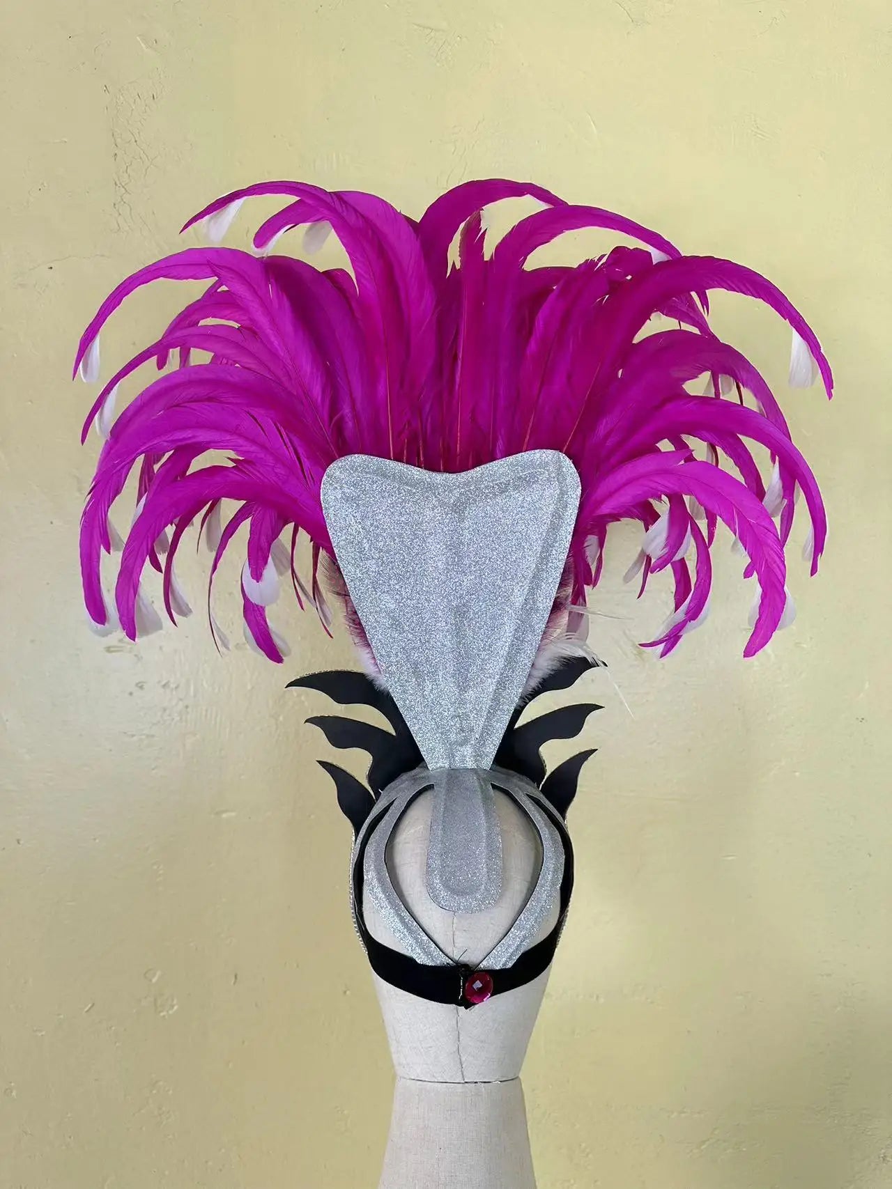 The Stardust Luminary Crown – Pink & Lavender Samba Carnival Headdress