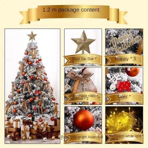 White Christmas Tree Home Package