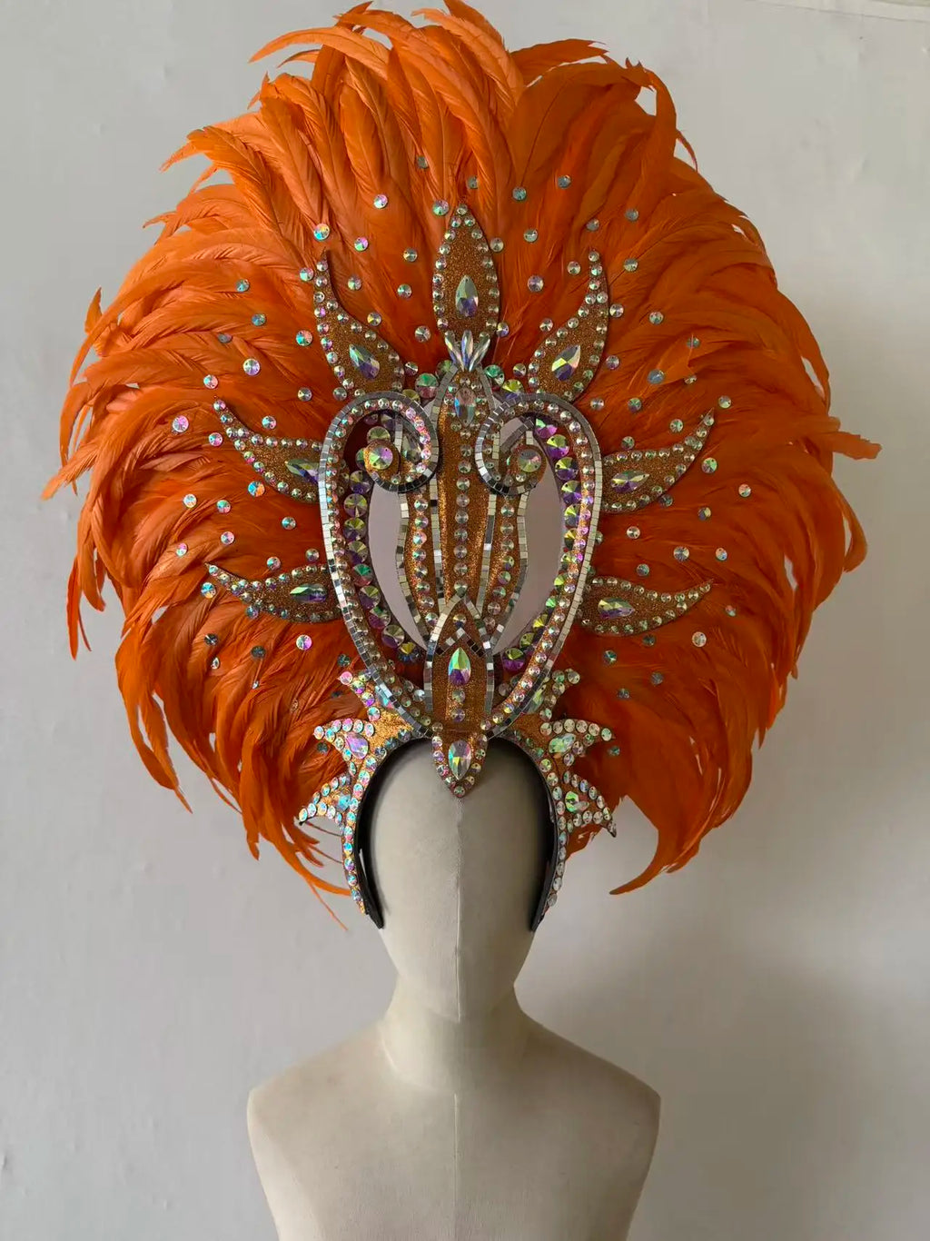 The Stardust Copacabana Feather Crown – Samba Parade Headdress