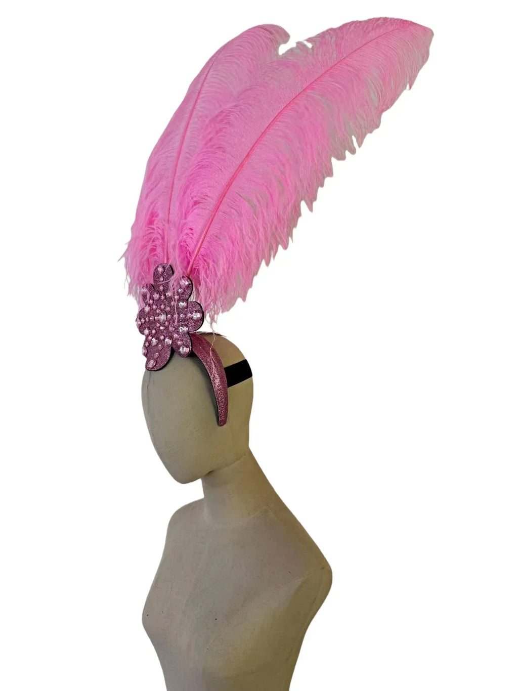 The Stardust Flora Cabaret Crown – Five-Flower Rhinestone Headdress
