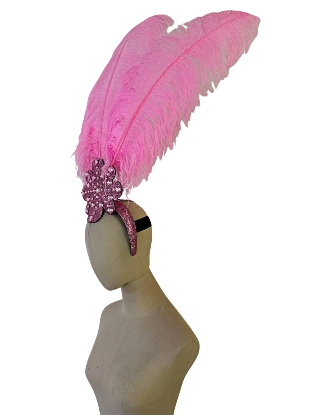 The Stardust Flora Cabaret Crown – Five-Flower Rhinestone Headdress