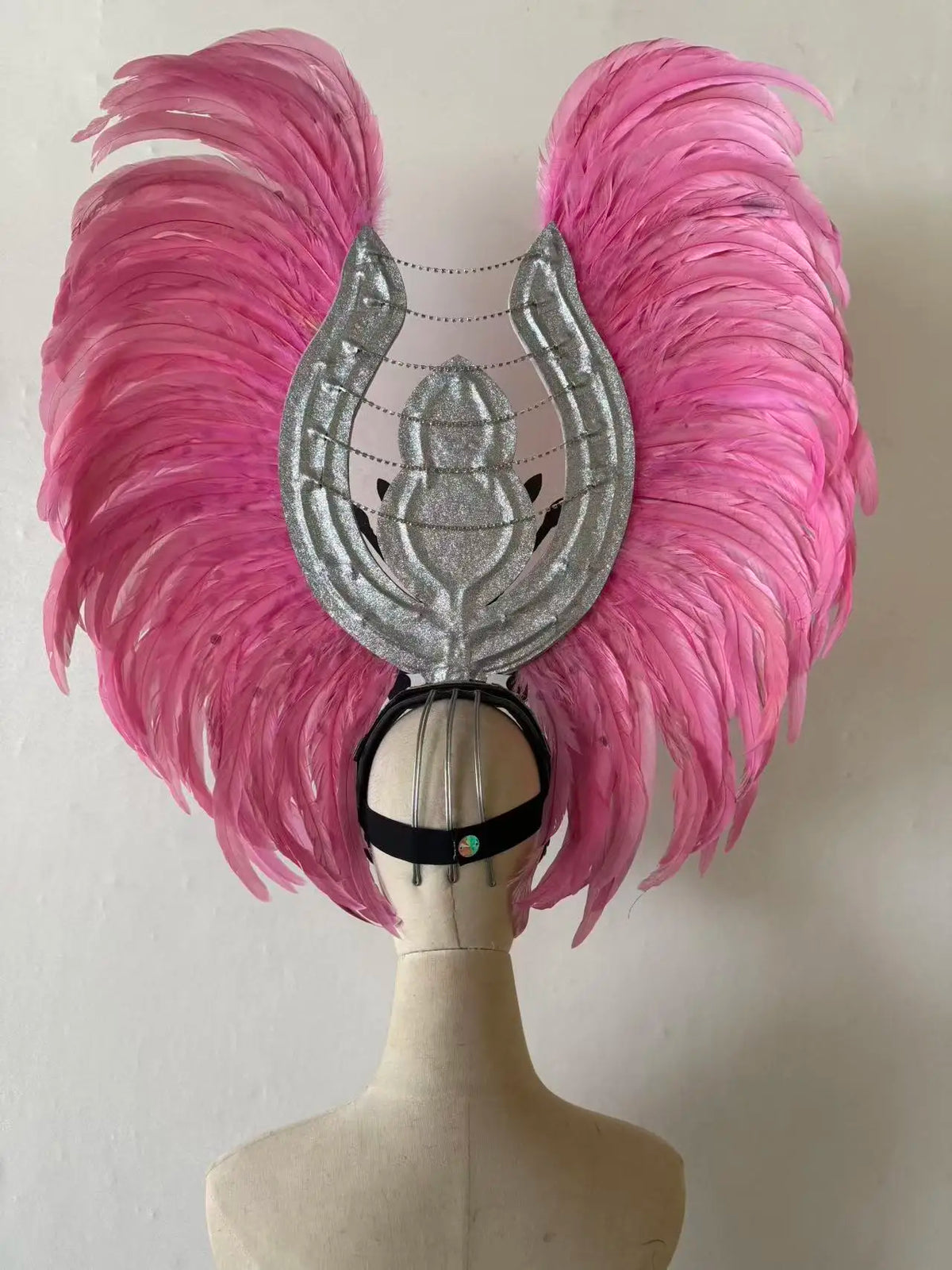 The Stardust Aurora Feather Headdress – Light Purple Cabaret & Carnival Crown